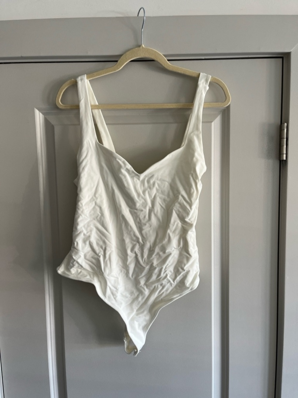 Free People White Tank Top Bodysuit